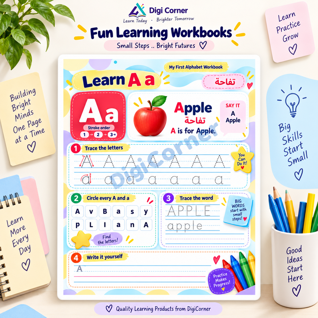 Alphabet review worksheet - Digi Corner