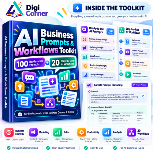 Inside the AI Business Prompts & Workflows Toolkit