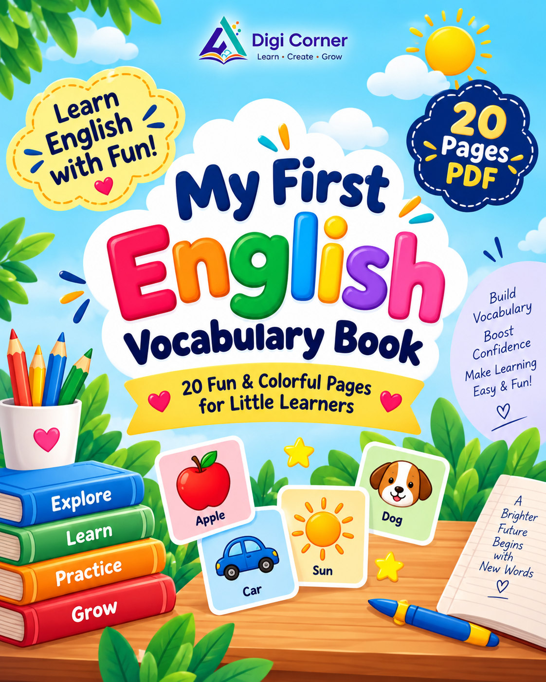 My First English Vocabulary Book - Digi Corner