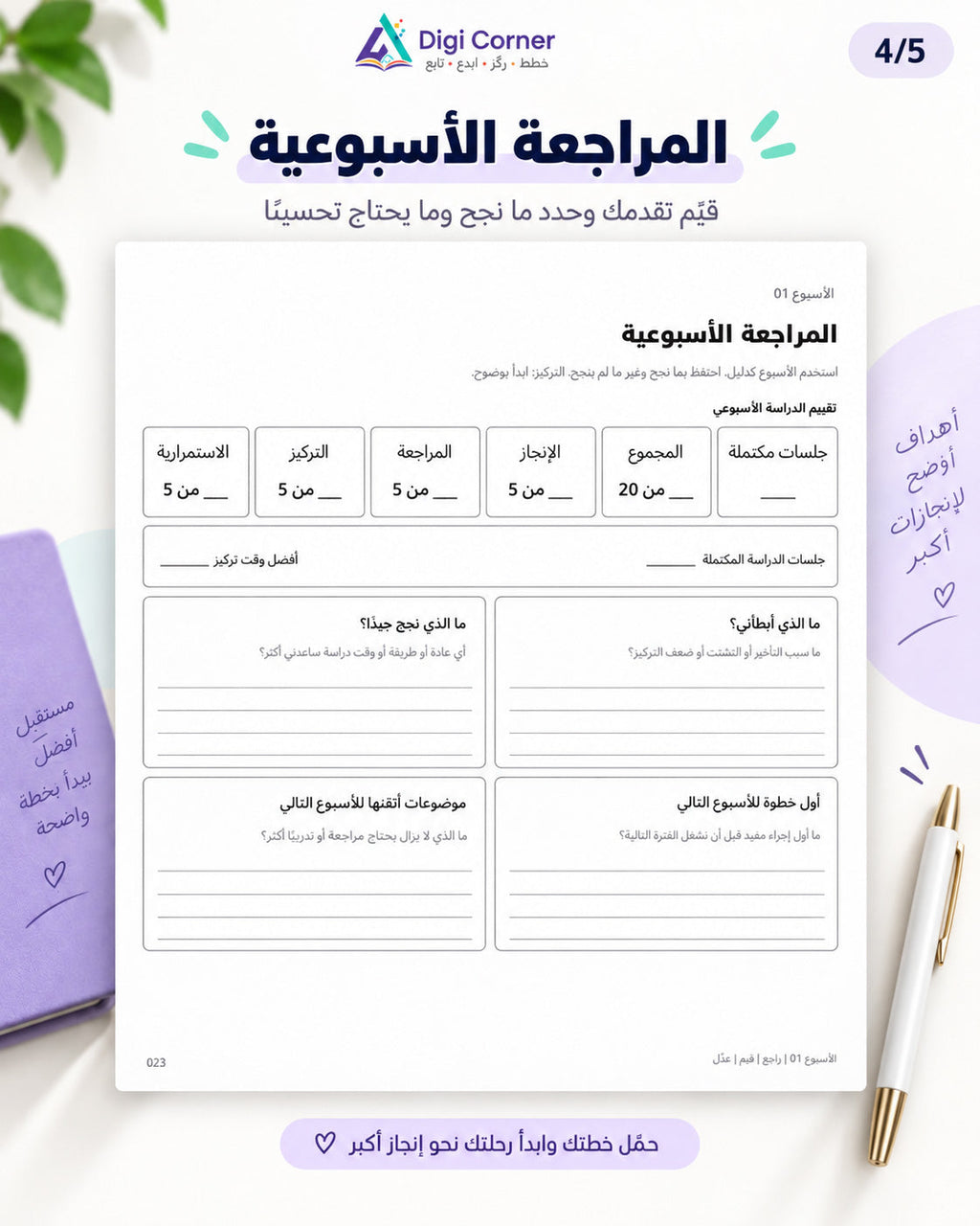 المراجعة الأسبوعية