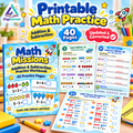 Math Missions printable math practice workbook - updated corrected edition