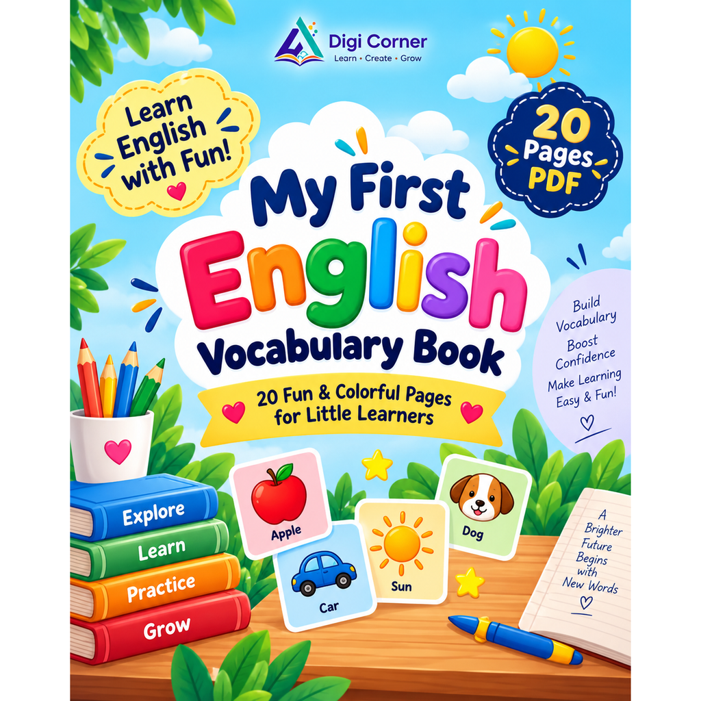 My First English Vocabulary Book - Digi Corner